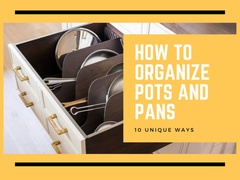 How to organize pots and pans