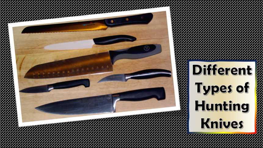 Types of Cleaning Hunting Knife