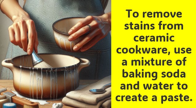 How to Remove Stains from Ceramic Cookware