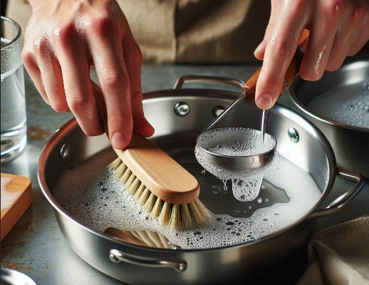 How to clean all clad stainless steel cookware