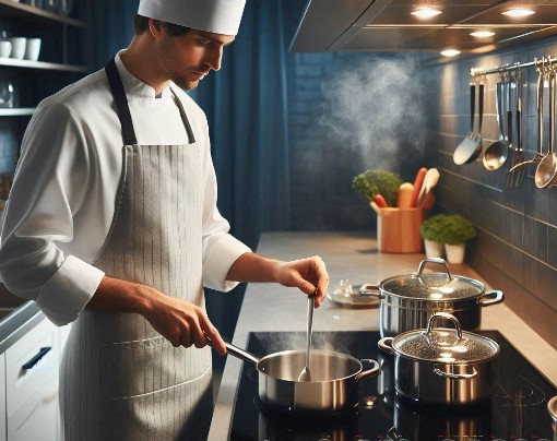 cooking with the best type of cookware for induction cooking