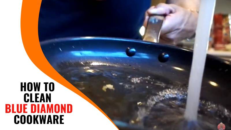 how to clean blue diamond cookware